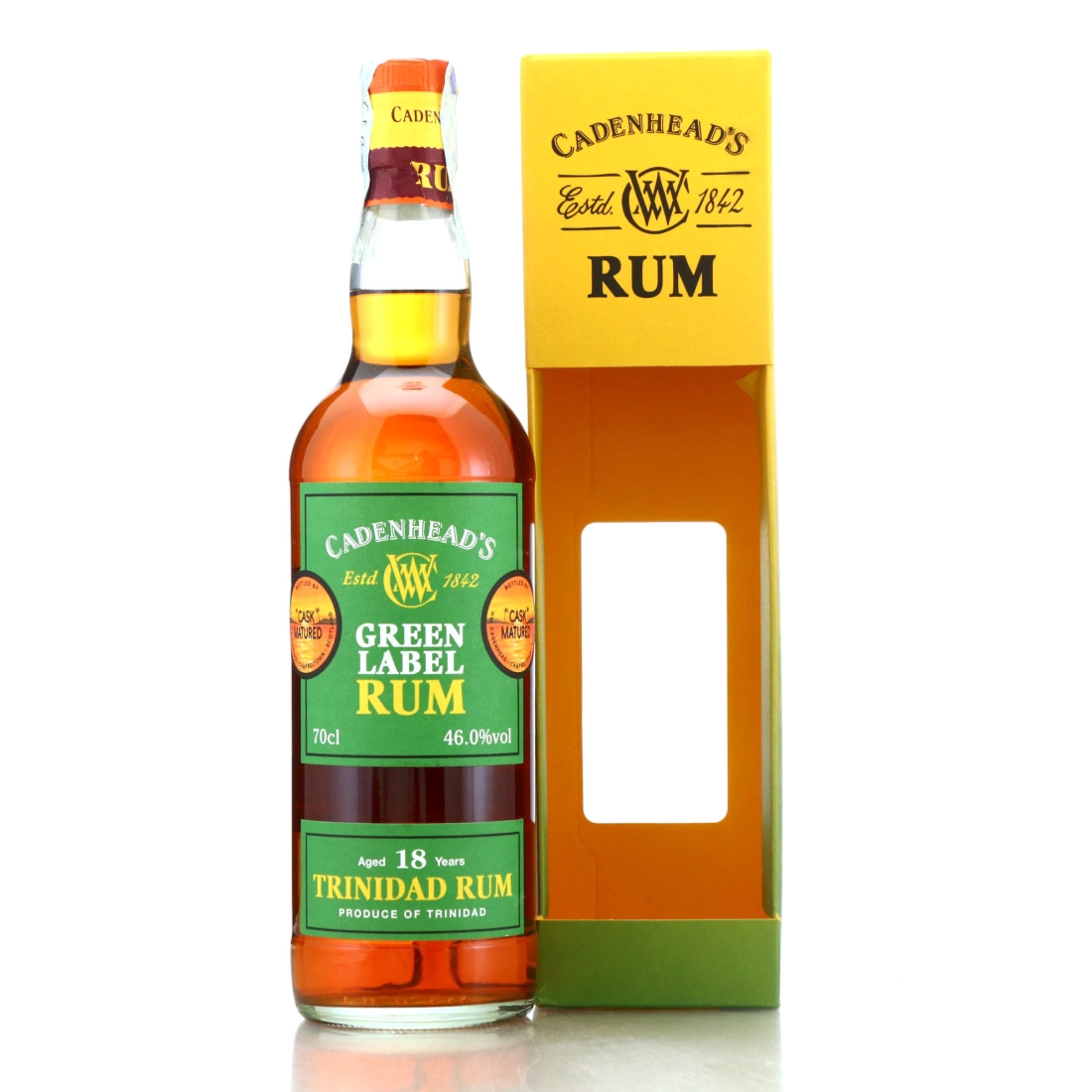 Image for Trinidad Rum 18 Year Old Cadenhead's Green Label