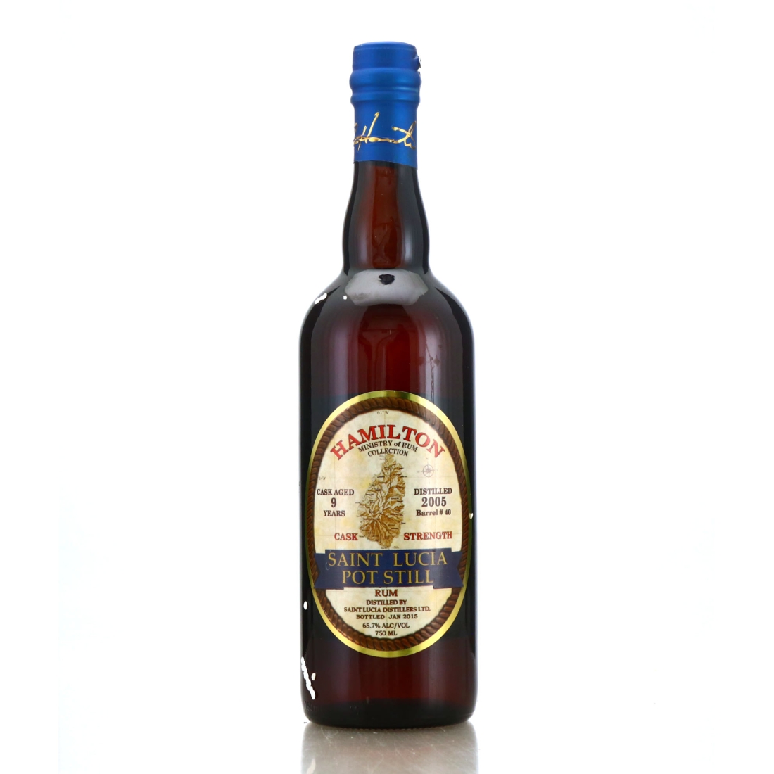 St Lucia 2005 Hamilton 9 Year Old Barrel #40