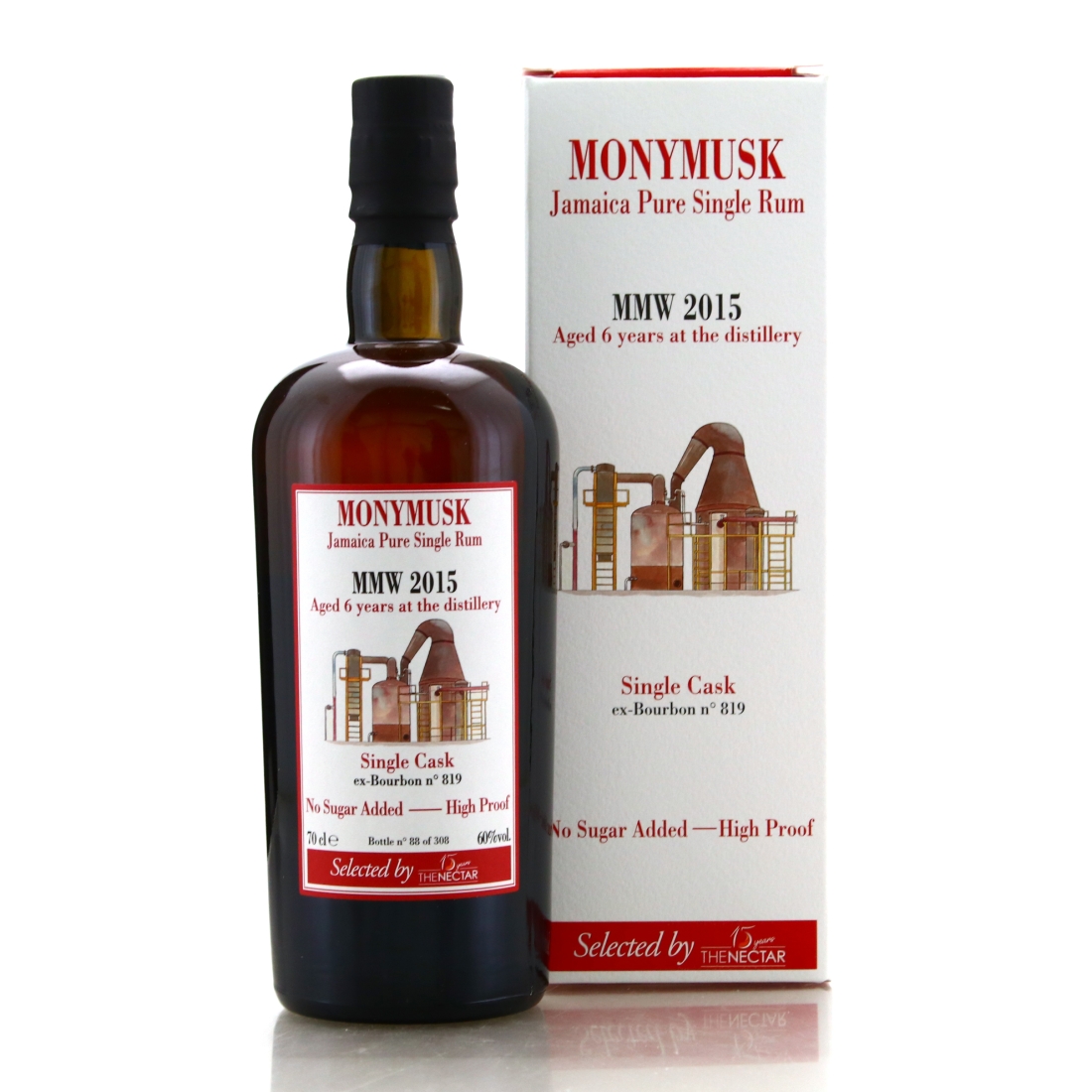 Monymusk MMW 2015 Habitation Velier 6 Year Old Single Cask #819 / The Nectar 15th Anniversary
