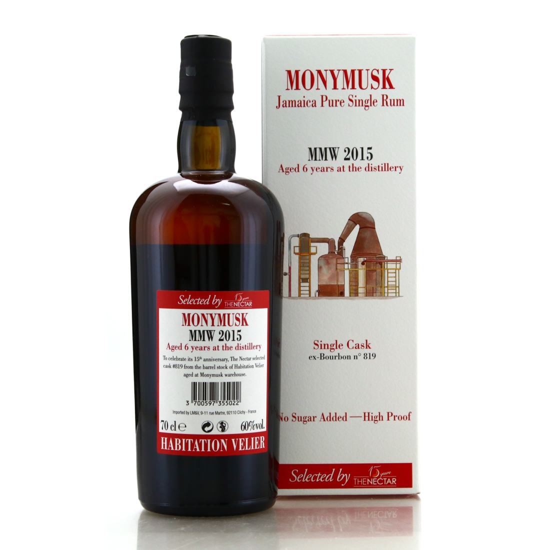 Image for Monymusk MMW 2015 Habitation Velier 6 Year Old