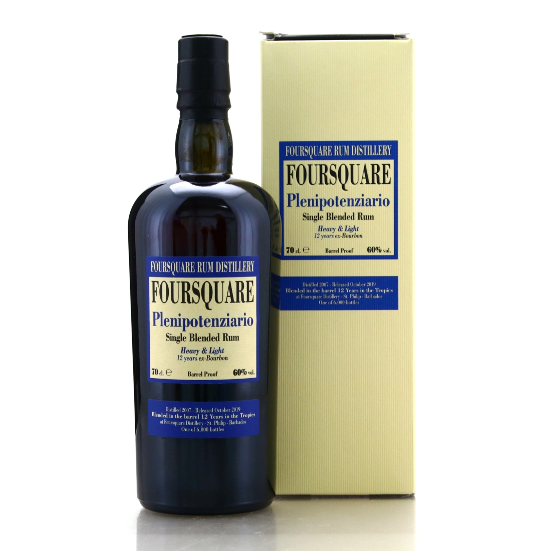 Foursquare 2007 Velier 12 Year Old Plenipotenziario