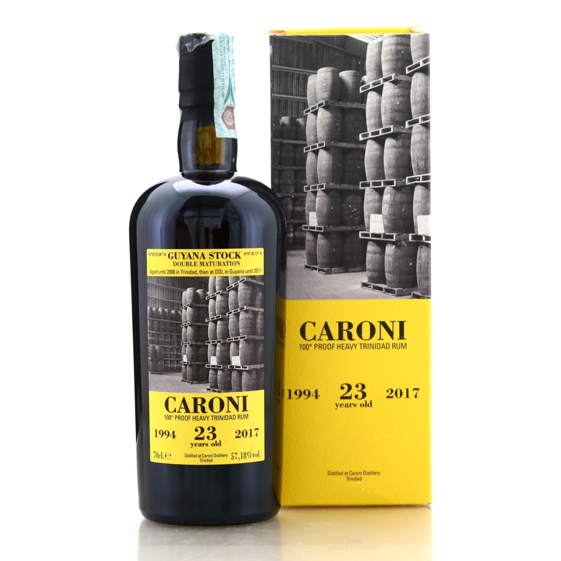 Image for Caroni 1994 100° Proof 23 Year Old Heavy - Guyana Stock