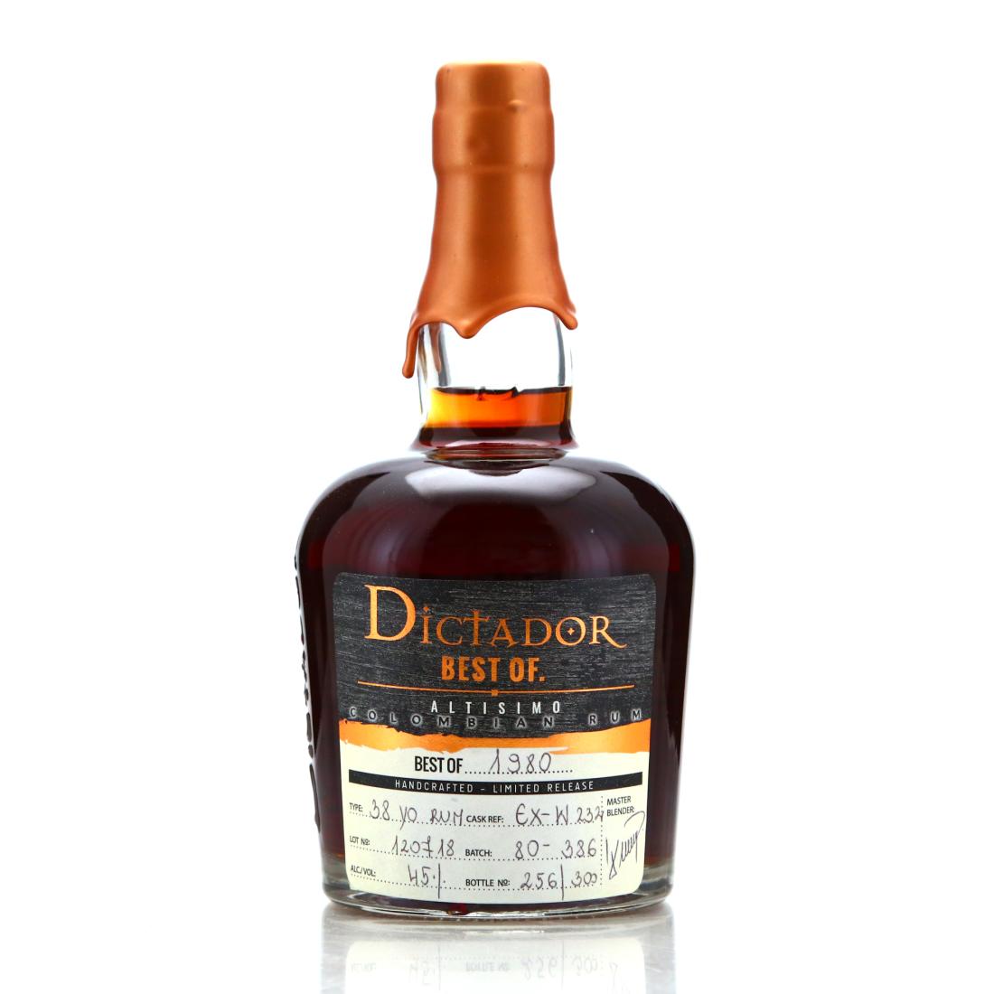 Dictador Best of 1980 38 Year Old Batch #386