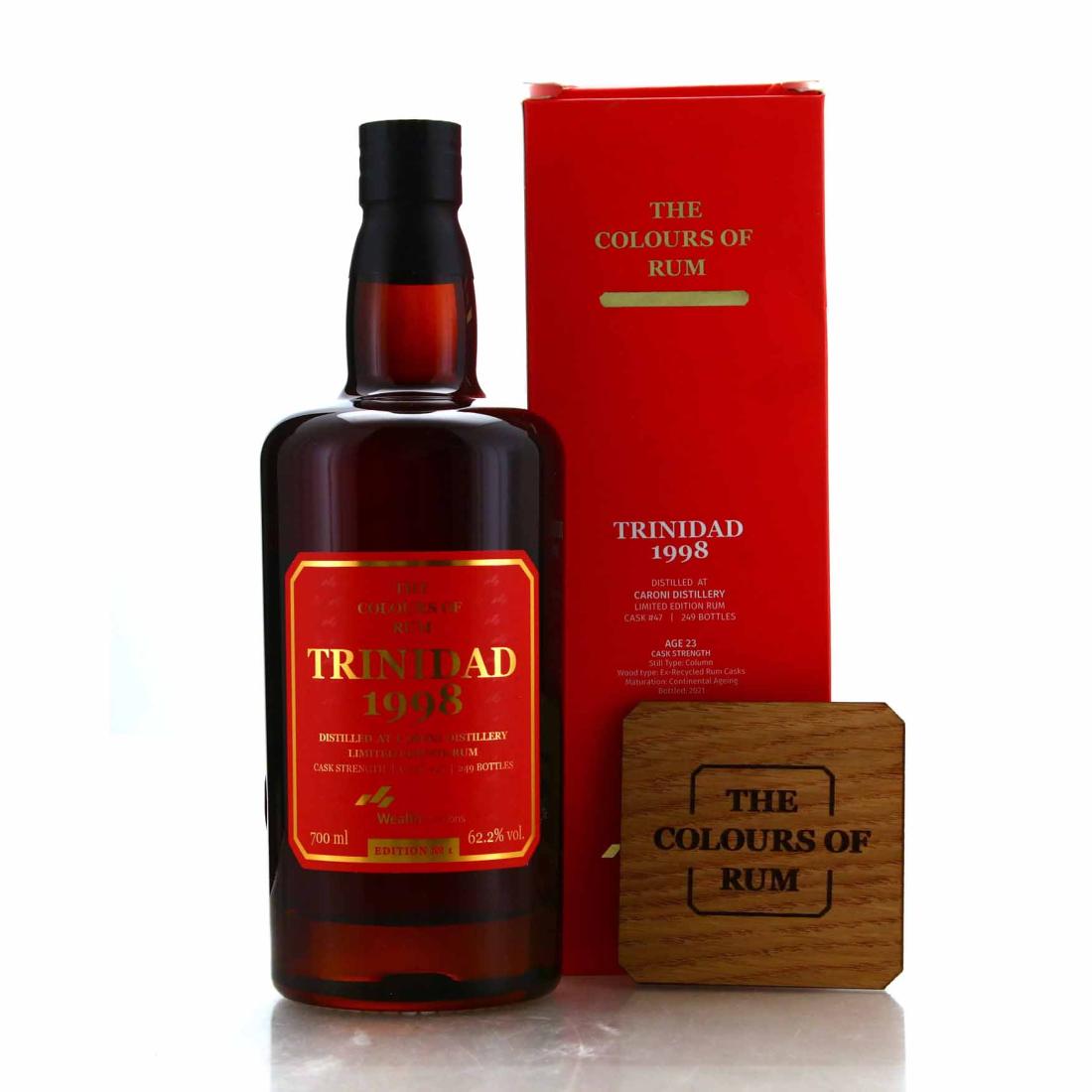 Image for Caroni 1998 The Colours of Rum 23 Year Old