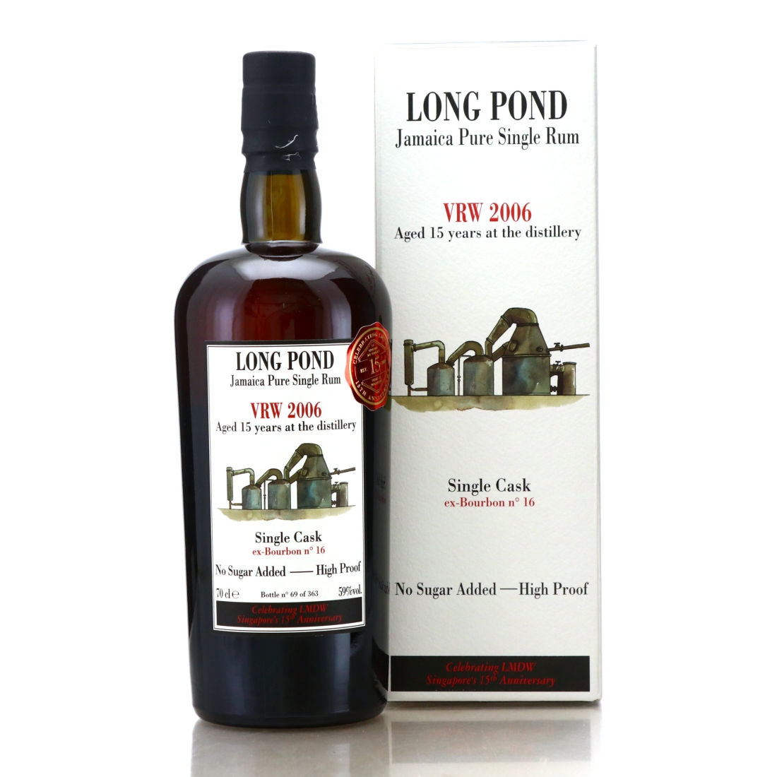 Image for Long Pond VRW 2006 Habitation Velier 15 Year Old