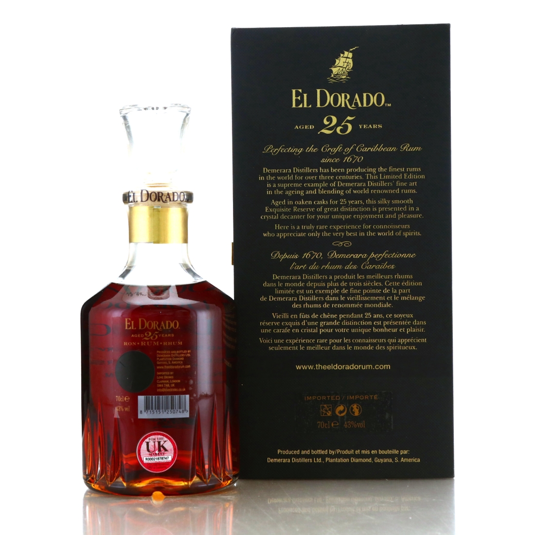 Image for El Dorado 1988 25 Year Old Grand Special Reserve