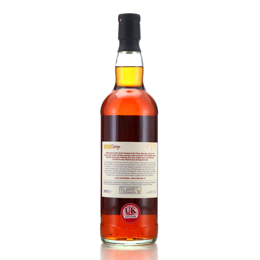 Image for Caroni 1997 Rum Sponge 23 Year Old Edition No.3A