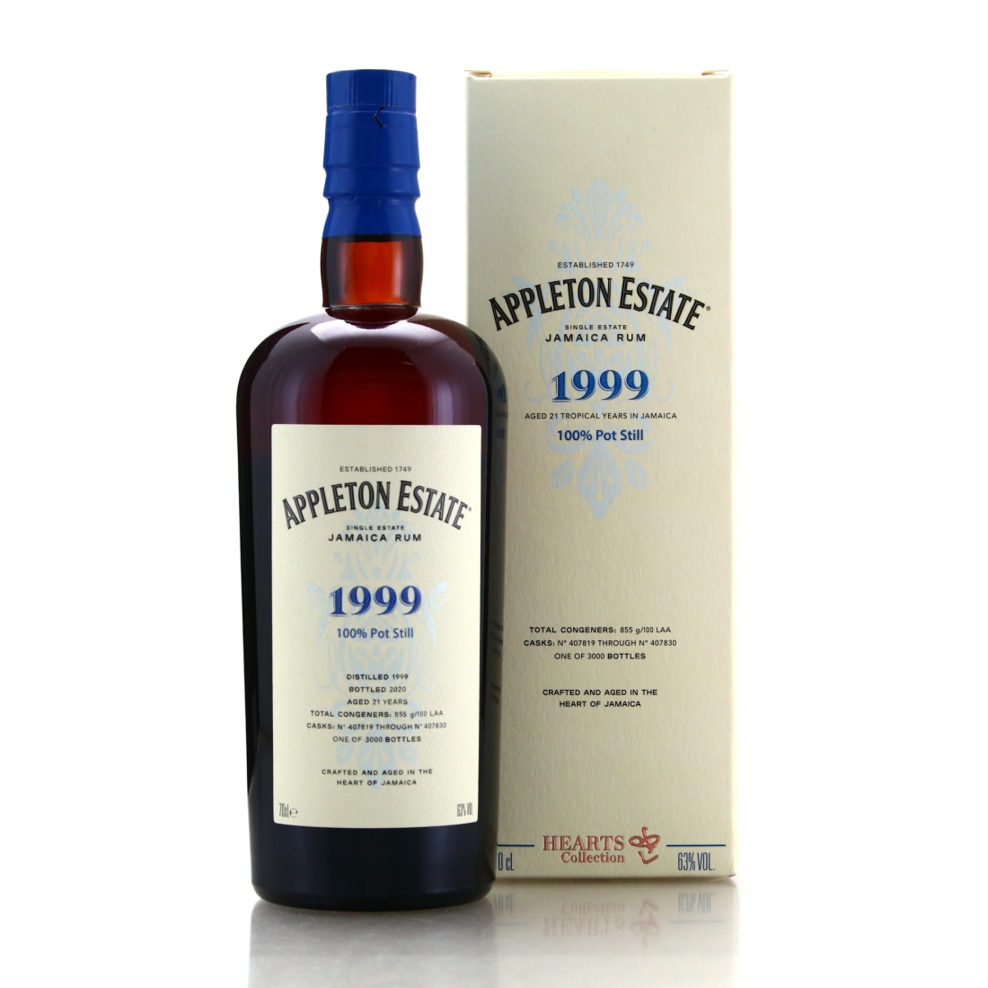 Image for Appleton Estate 1999 Hearts Collection 21 Year Old