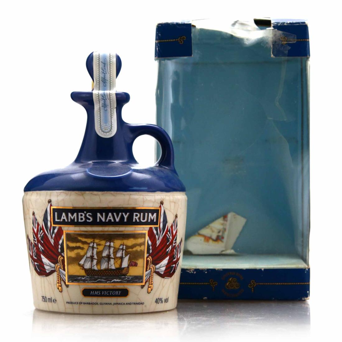 Lamb's Navy Rum Decanter 1980s / HMS Victory