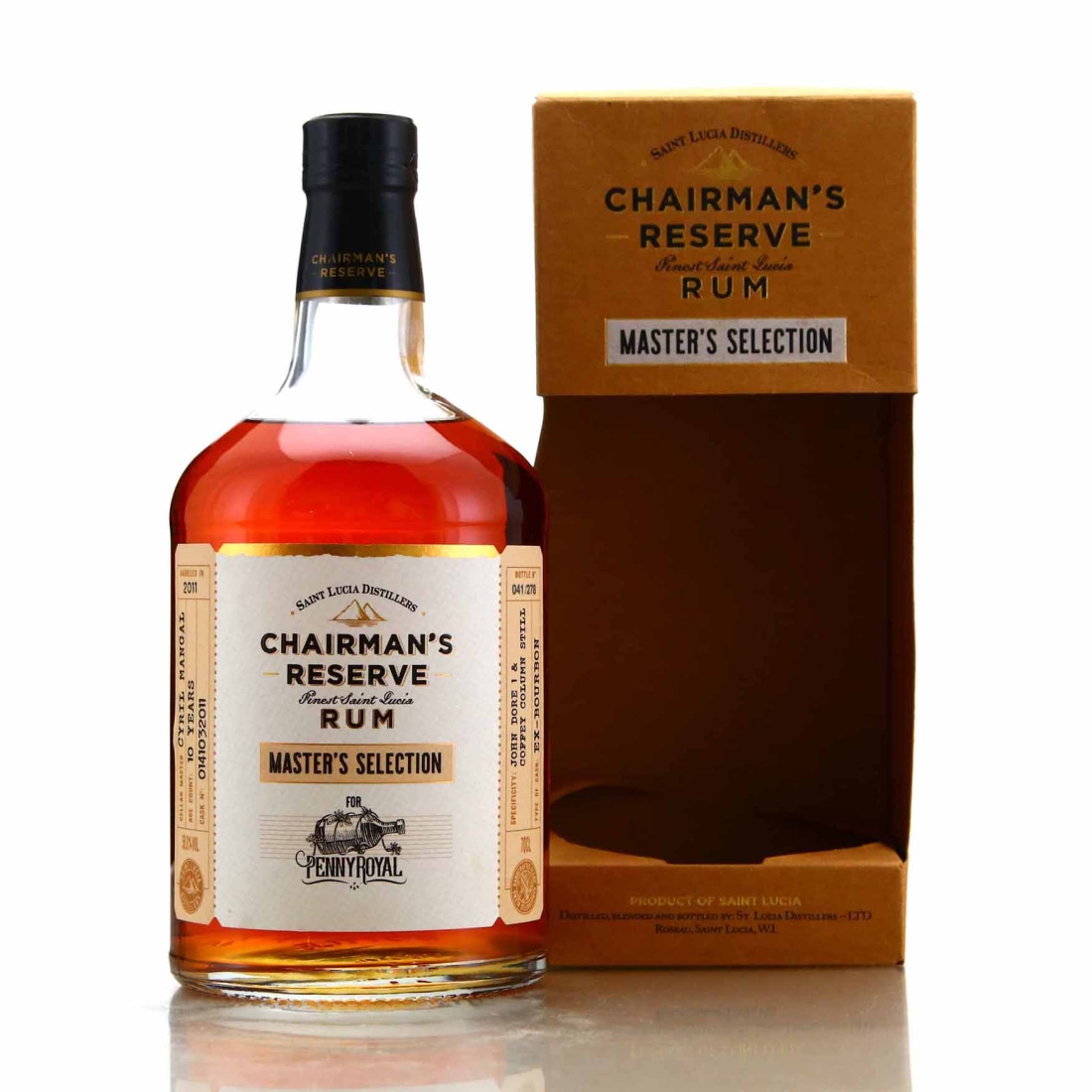Chairman's Reserve 2011 Single Cask 10 Year Old / Penny Royal