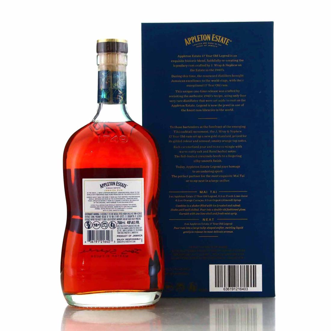 Image for Appleton Estate 2005 Legend 17 Year Old