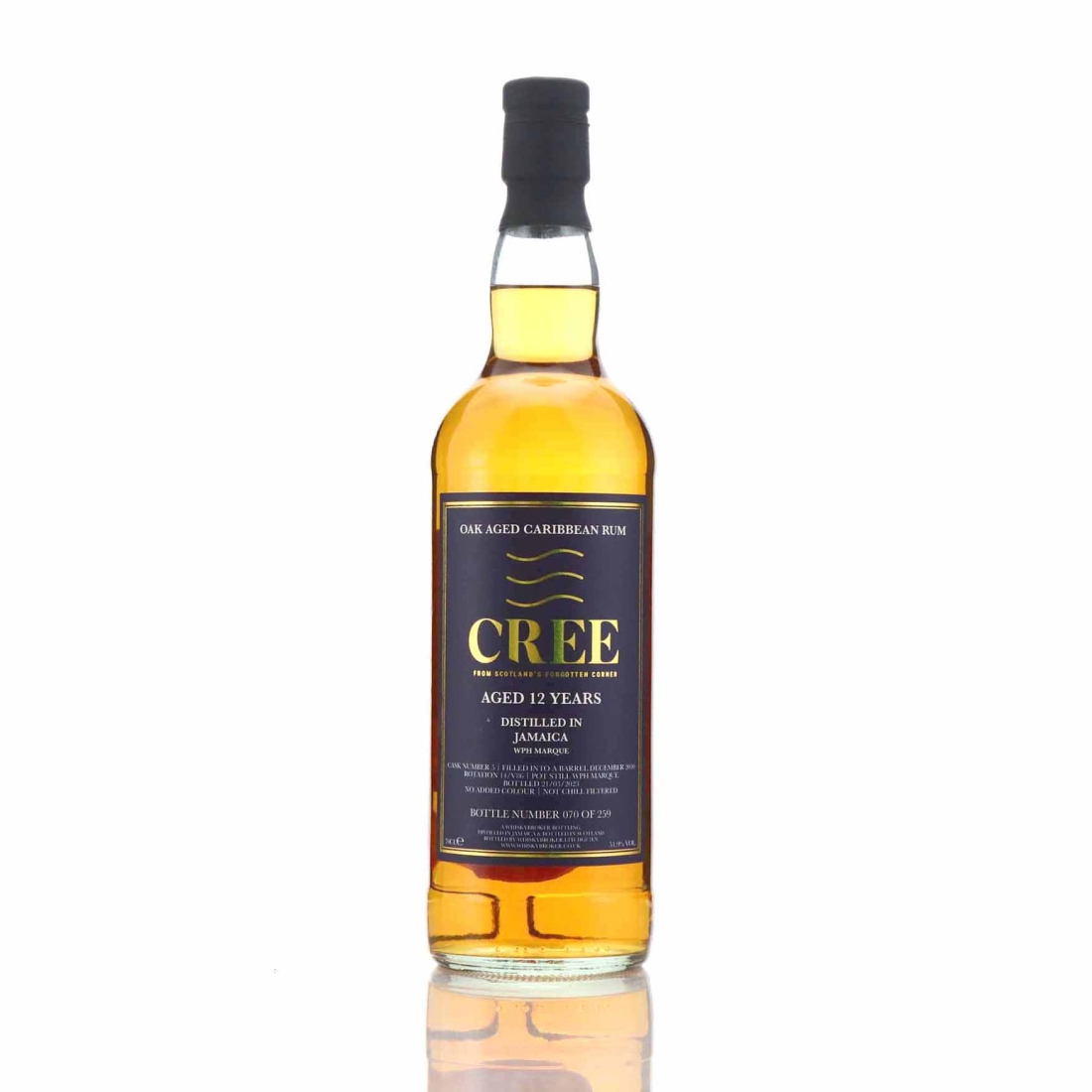 Worthy Park WPH 2010 Cree 12 Year Old