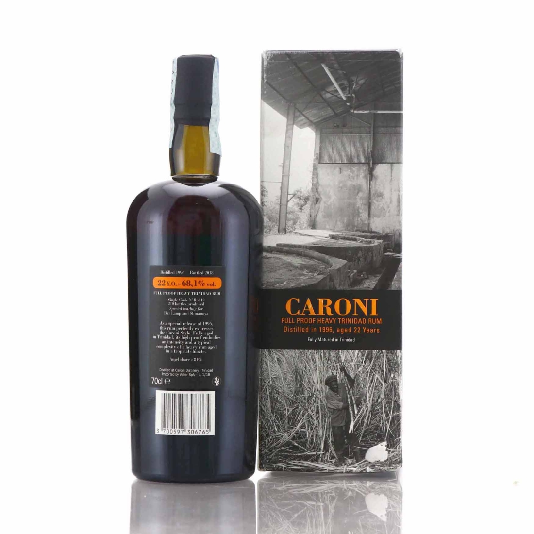 Image for Caroni 1996 Full Proof 22 Year Old Heavy