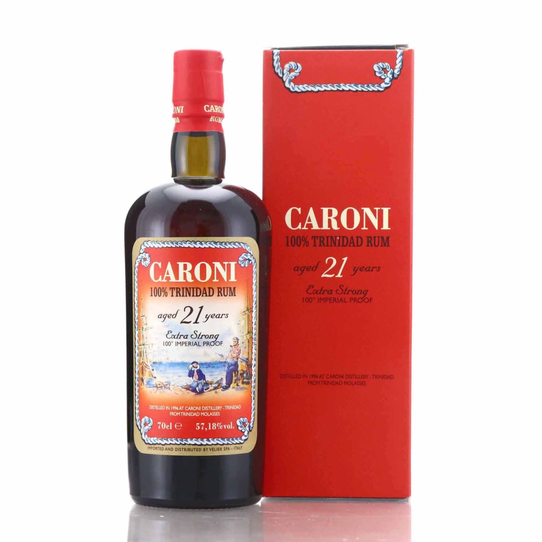 Image for Caroni 1996 100% Trinidad Rum 21 Year Old