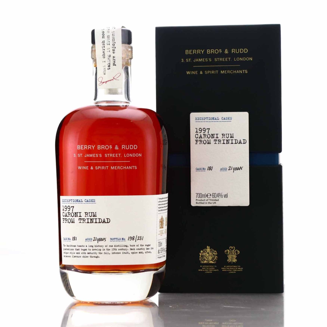 Image for Caroni 1997 Exceptional Cask 21 Year Old