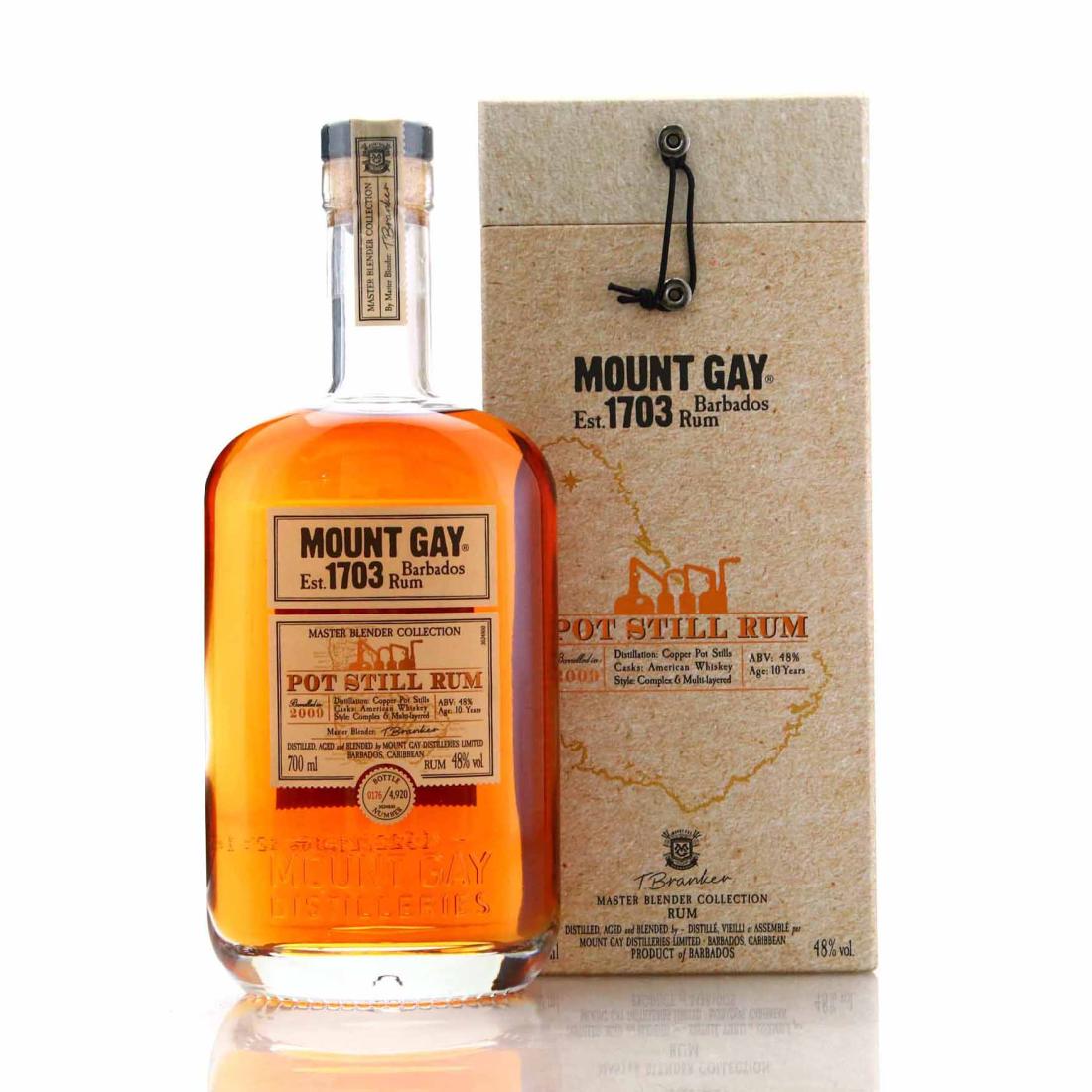 Image for Mount Gay 2009 Master Blender Collection 10 Year Old / Pot Still Rum