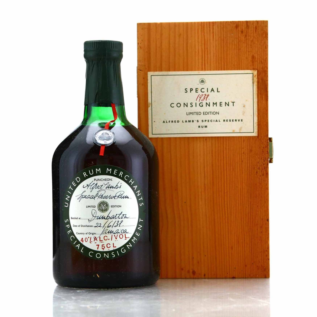 Image for Alfred Lamb's 1939 Special Reserve