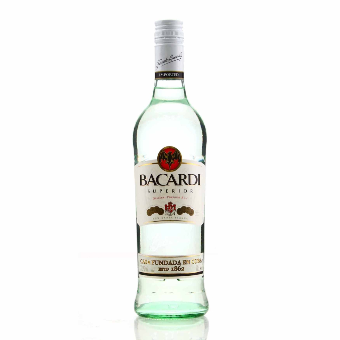 Image for Bacardi Superior Carta Blanca 70s 40 1q (nas) Image for Bacardi Superior Carta Blanca 70s 40 1q (nas)