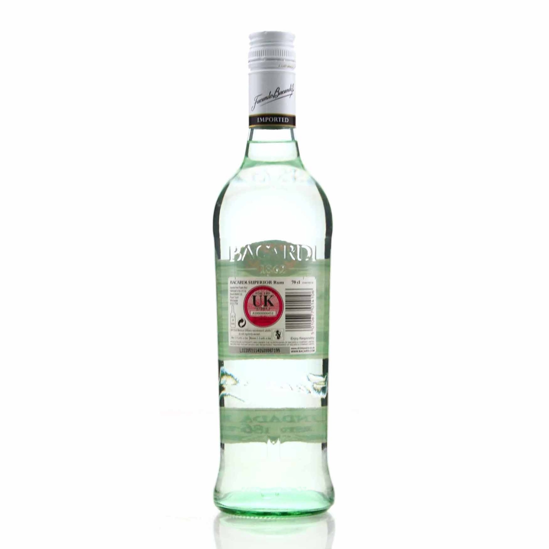 Image for Bacardi Superior Carta Blanca 70s 40 1q (nas)
