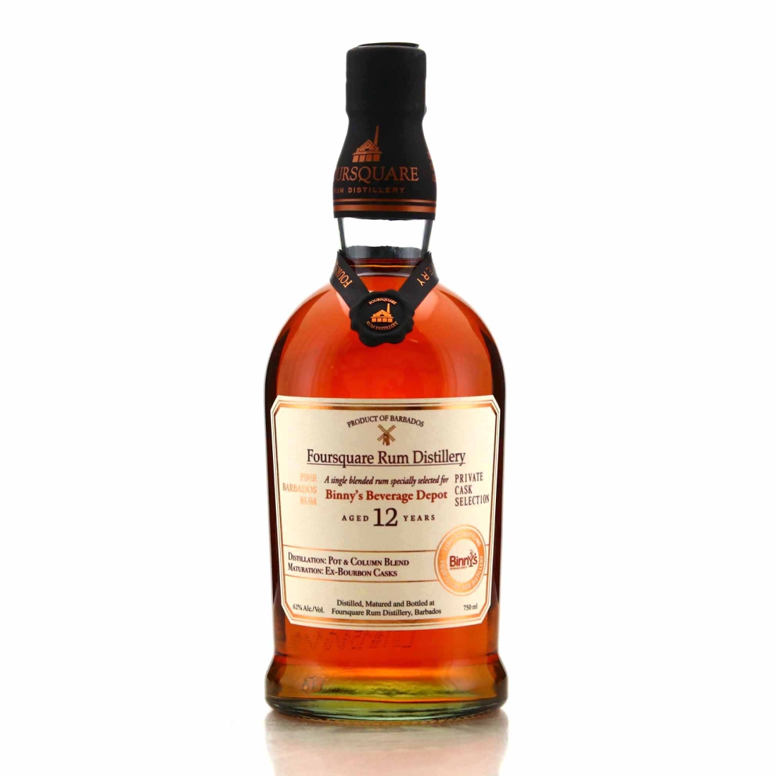 Foursquare 12 Year Old Private Cask Selection 75cl / Binny's
