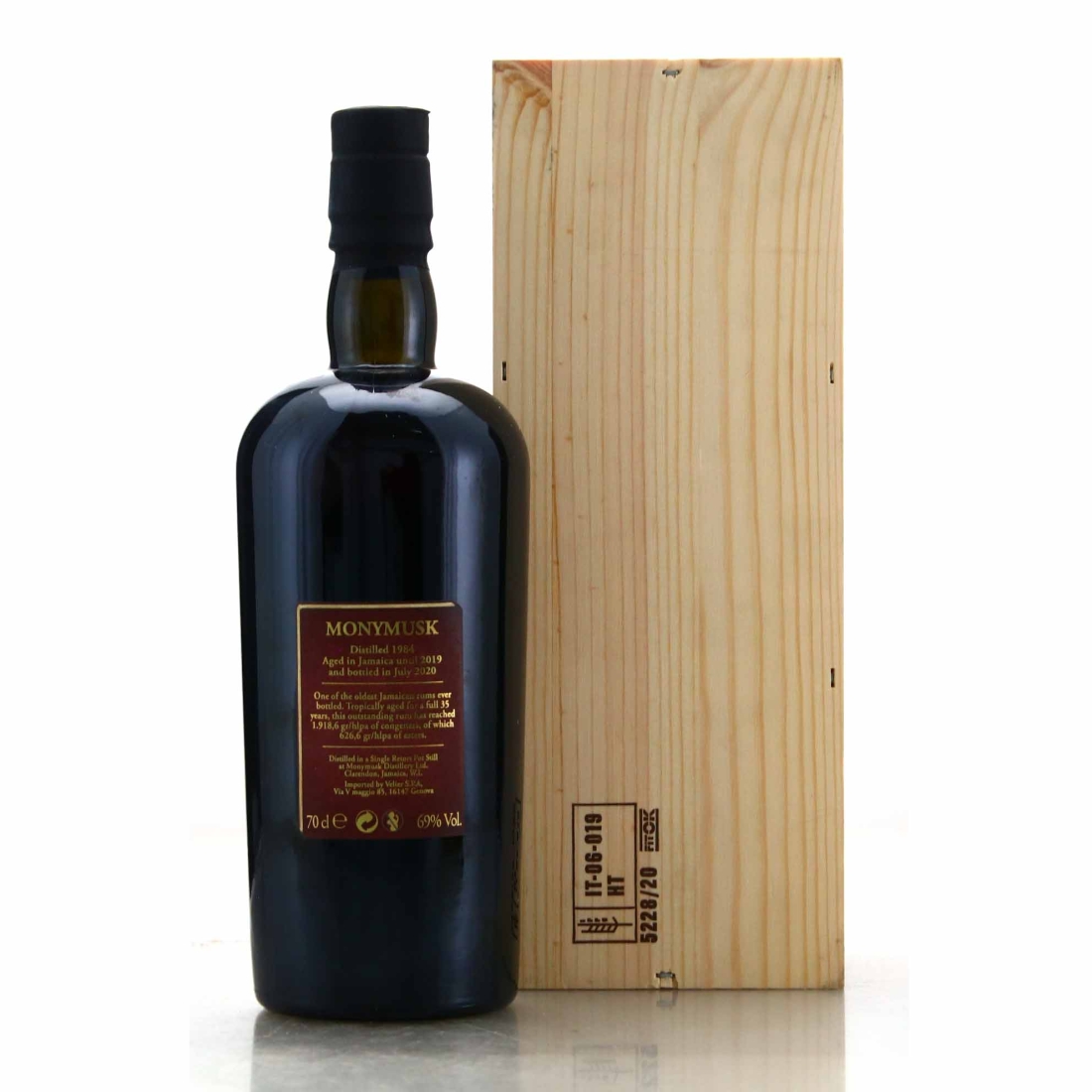 Image for Monymusk MMW 1984 Rum Sapiens 35 Year Old