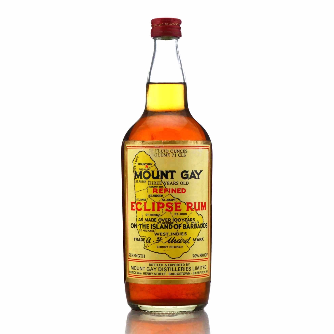 Mount Gay Eclipse 3 Year Old circa 1970s