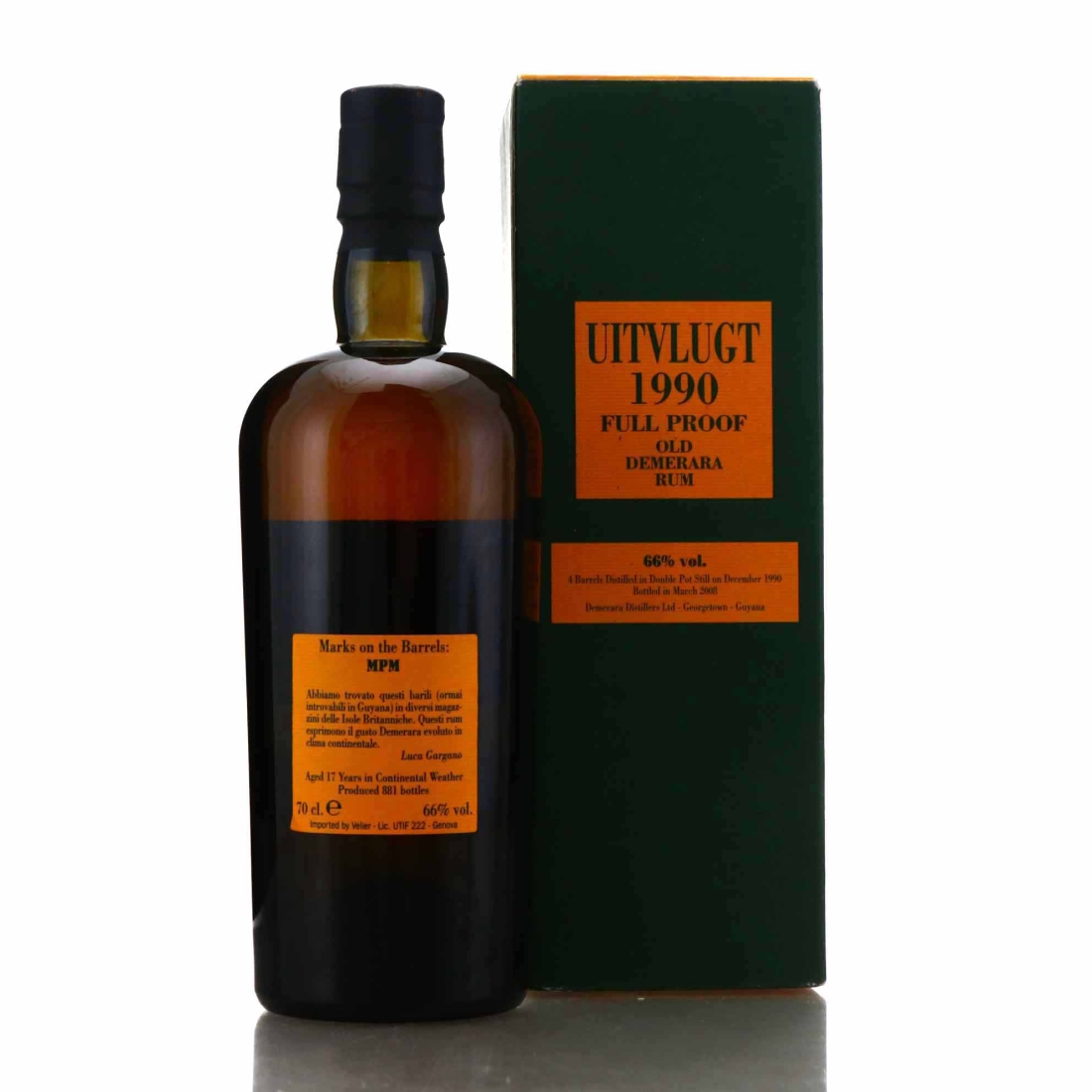 Image for Uitvlugt MPM 1990 Full Proof 17 Year Old