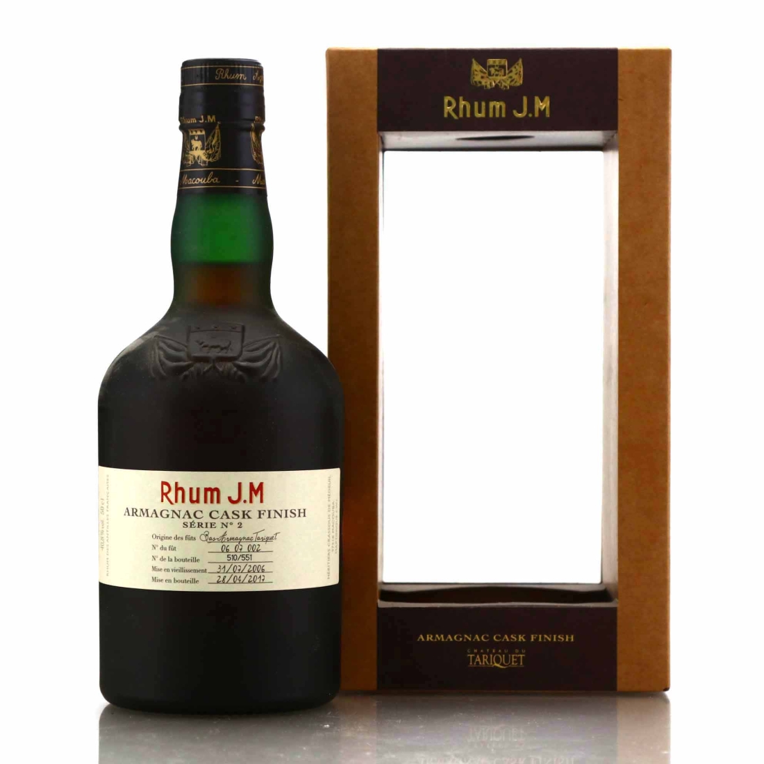Rhum J.M 2006 Cask Finish Series No.2 50cl / Chateau de Tariquet Armagnac