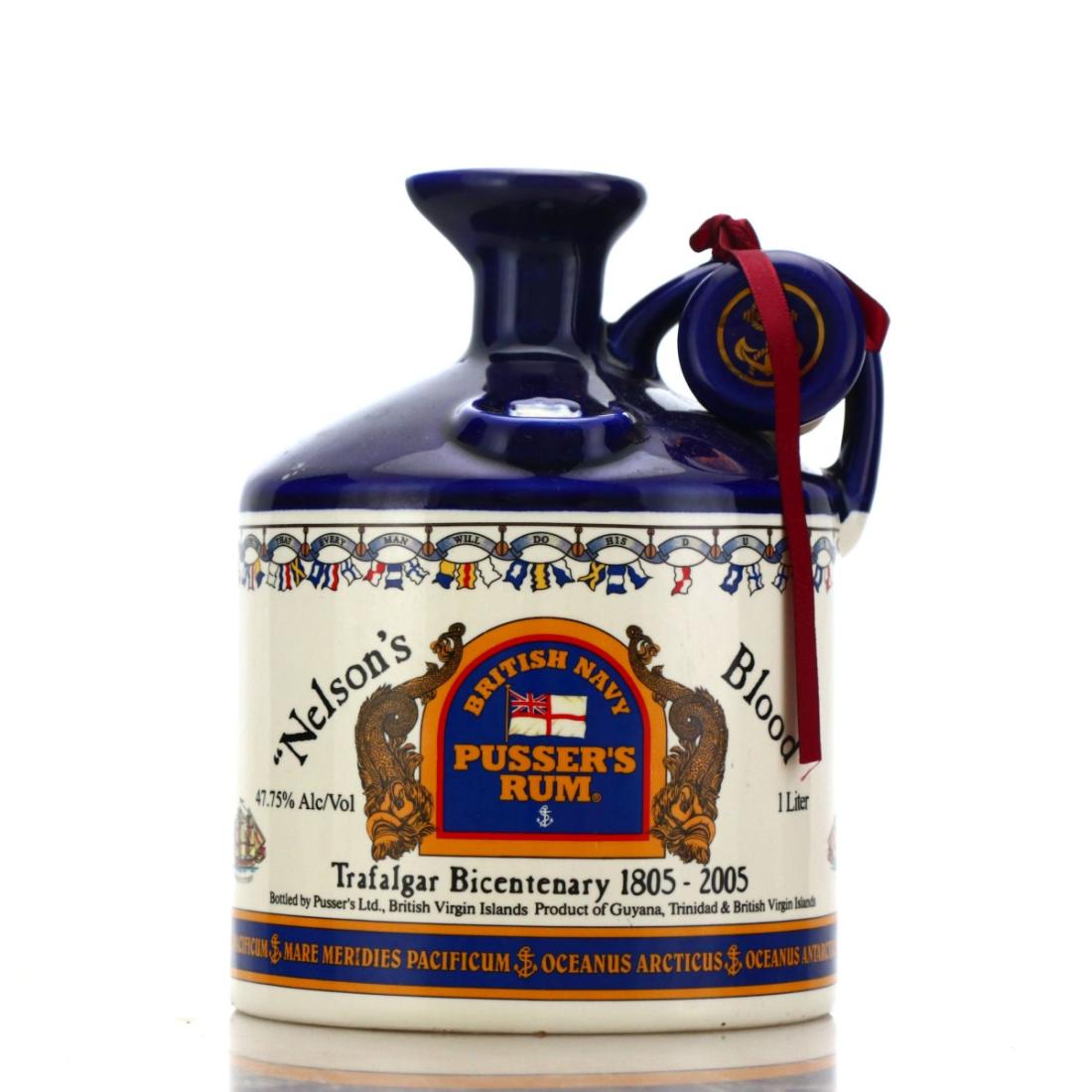 Pusser's Nelson's Blood Decanter 1 Litre / Battle of Trafalgar 200th Anniversary