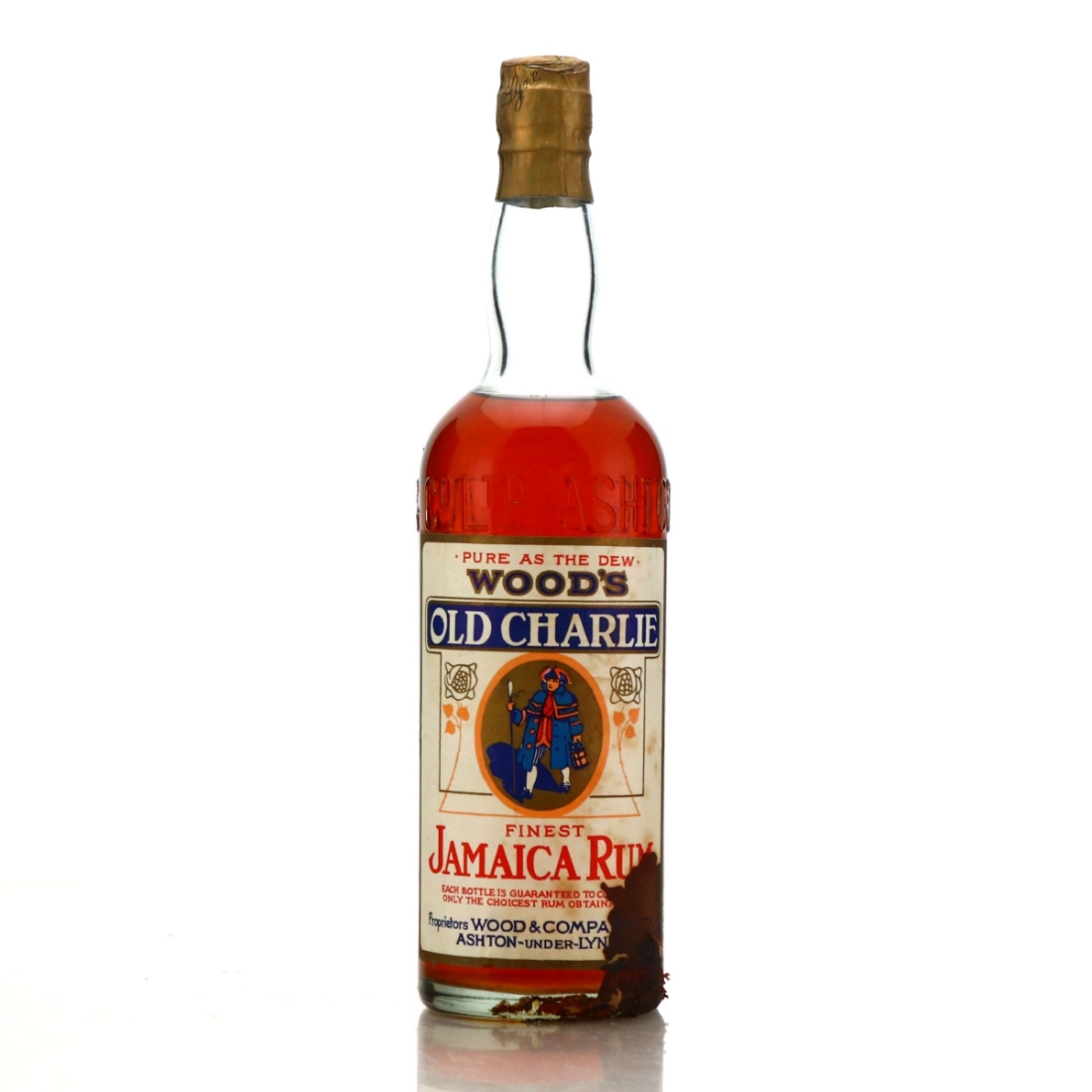 Wood's Old Charlie Jamaica Rum 1930s