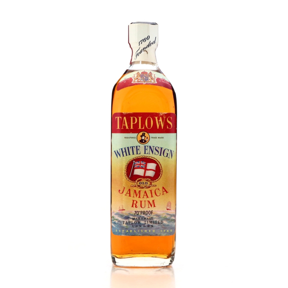 Taplows White Ensign Jamaica Rum circa 1960s
