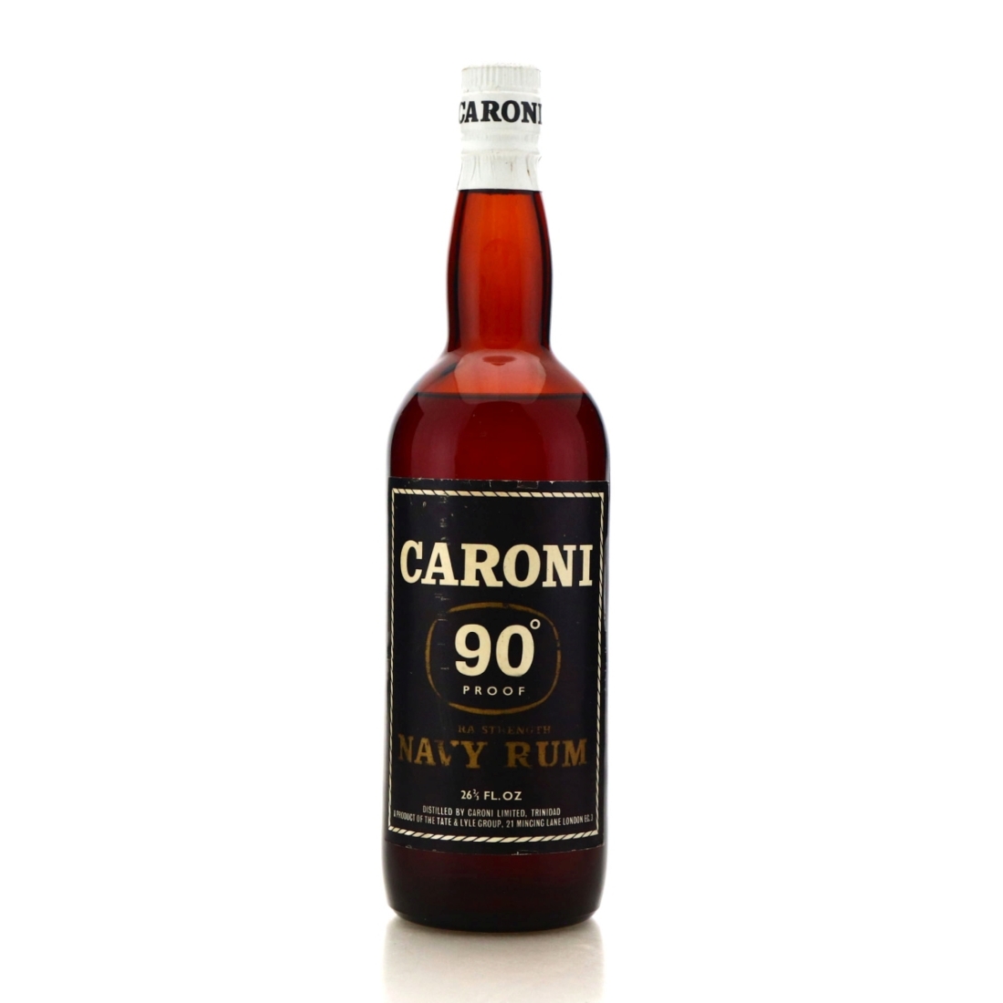 Image for Caroni Extra Strong Navy Rum Tate and Lyle 90 Proof 1960s