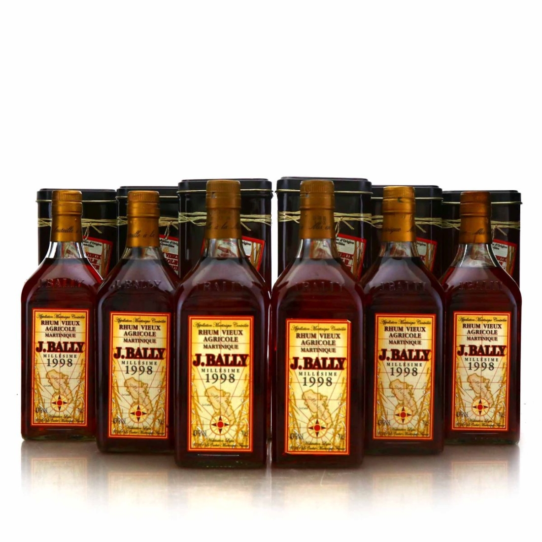 J. Bally 1998 Rhum Vieux 6 x 70cl / Case