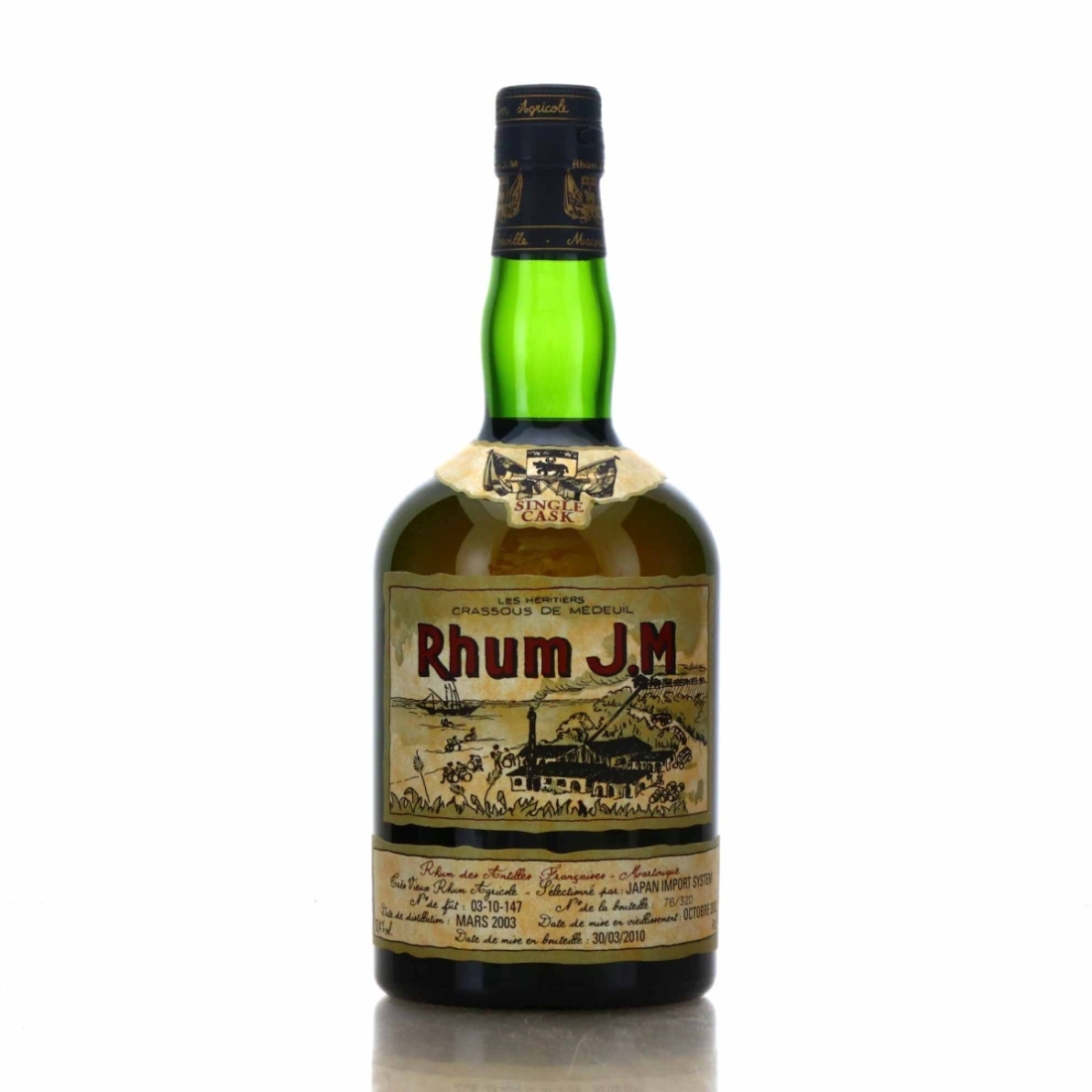 Rhum J.M 2003 Single Cask / Japan Import System