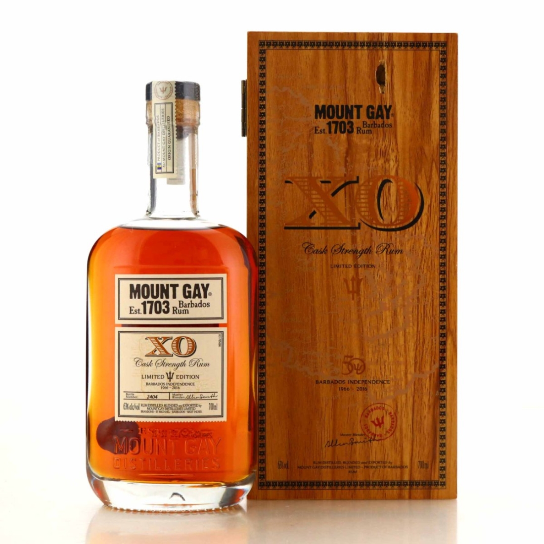 Image for Mount Gay XO Cask Strength / Barbados Independence 50th Anniversary