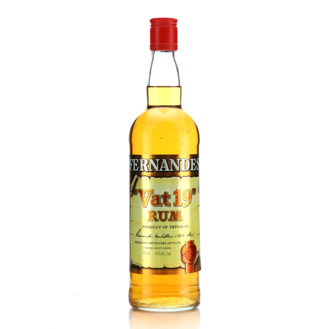 Fernandes Vat 19 Trinidad Rum 1980s