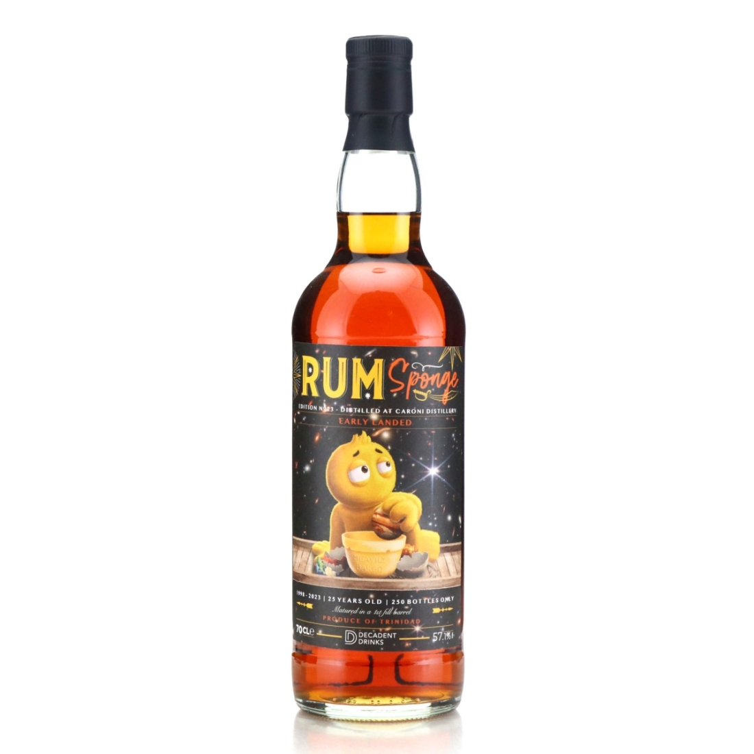 Caroni 1998 Rum Sponge 25 Year Old Edition No.23