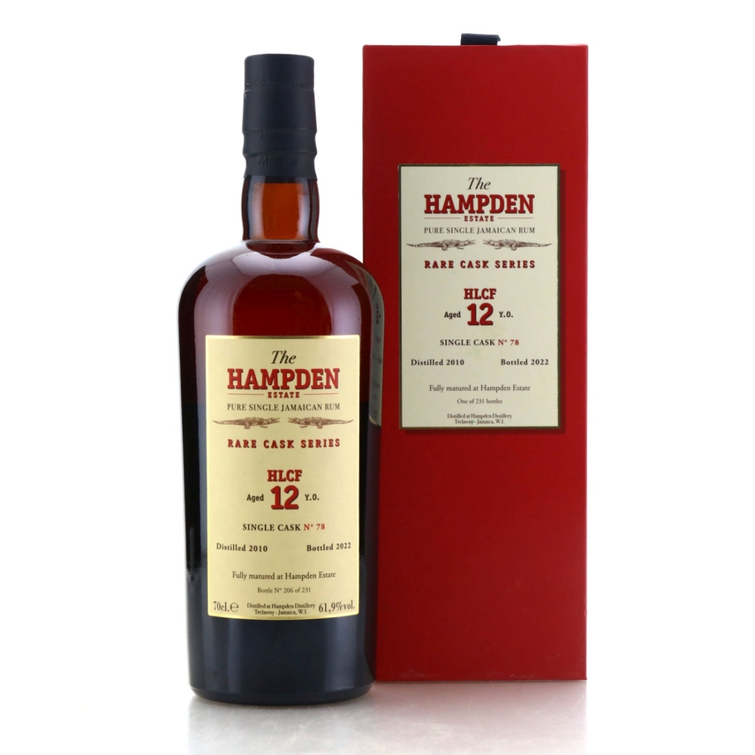 Image for Hampden HLCF 2010 Rare Cask Series 12 Year Old #78