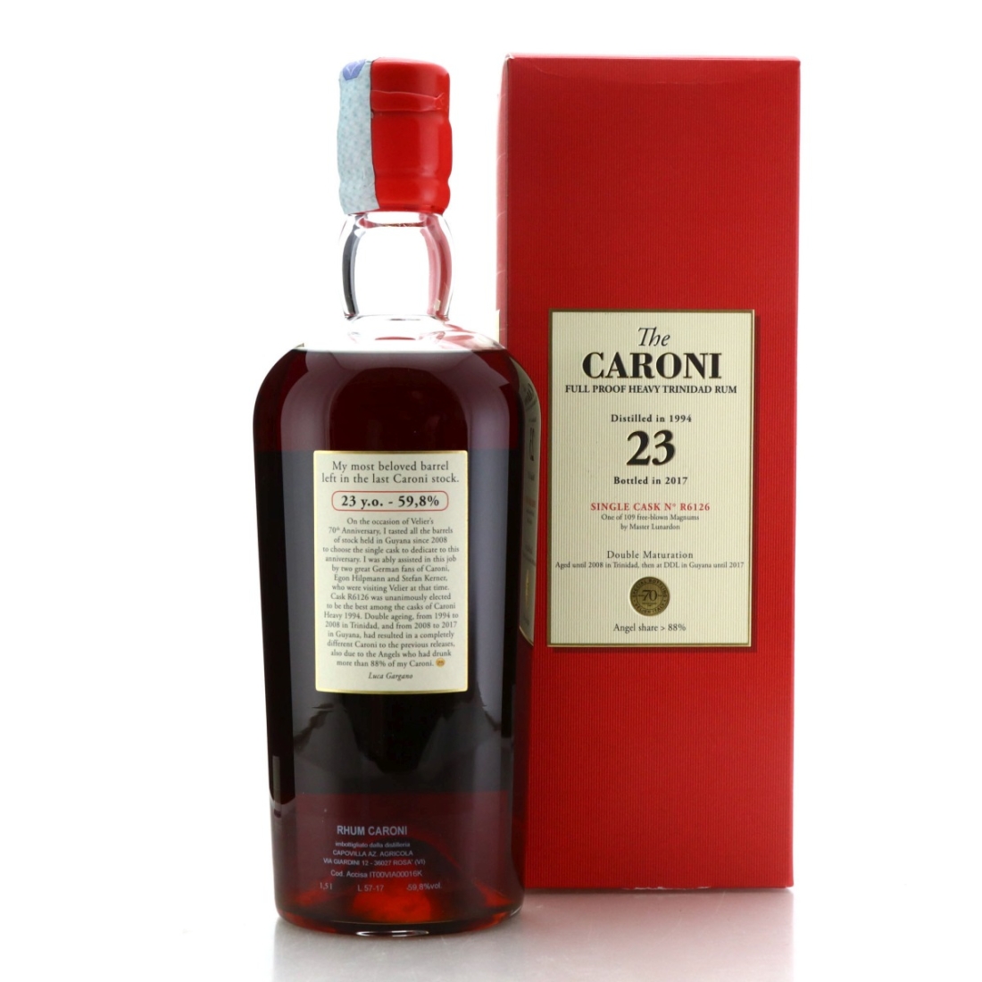 Image for Caroni 1994 Full Proof 23 Year Old Heavy
