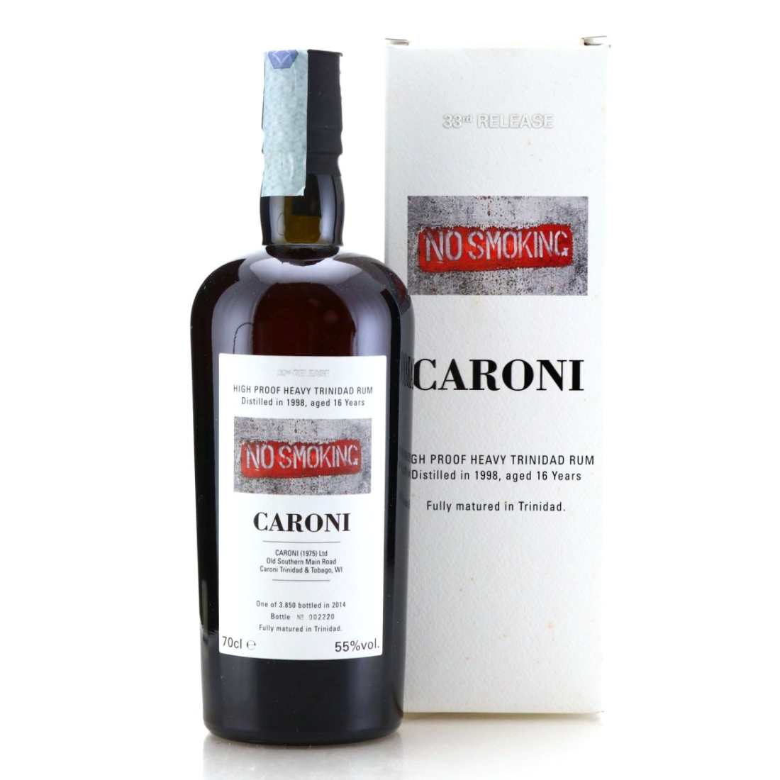 Image for Caroni 1998 High Proof 16 Year Old Heavy