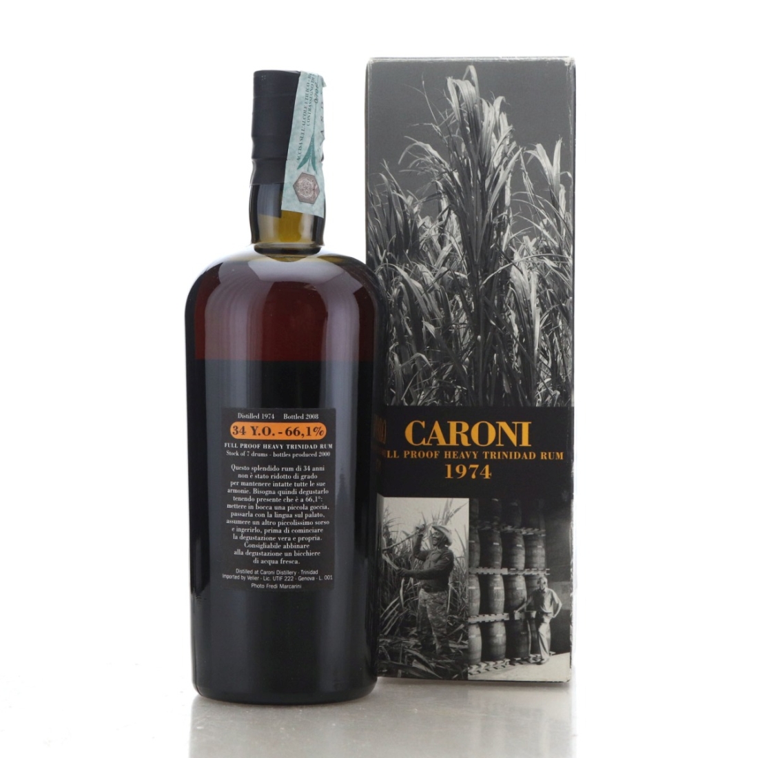 Image for Caroni 1974 Full Proof 34 Year Old Heavy