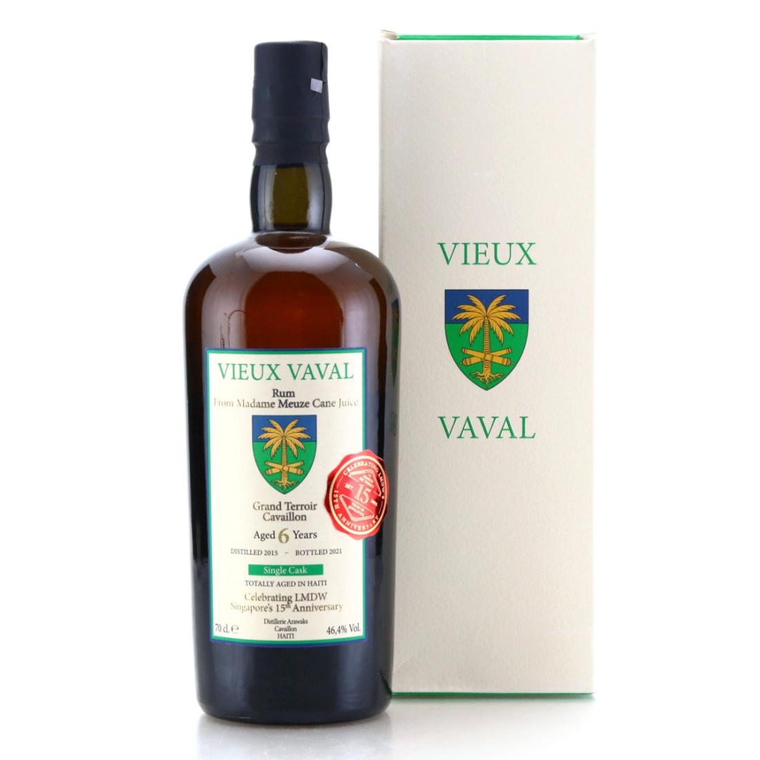 Image for Vieux Vaval 2015 Velier 6 Year Old Single Cask -   Singapore 15th Anniversary