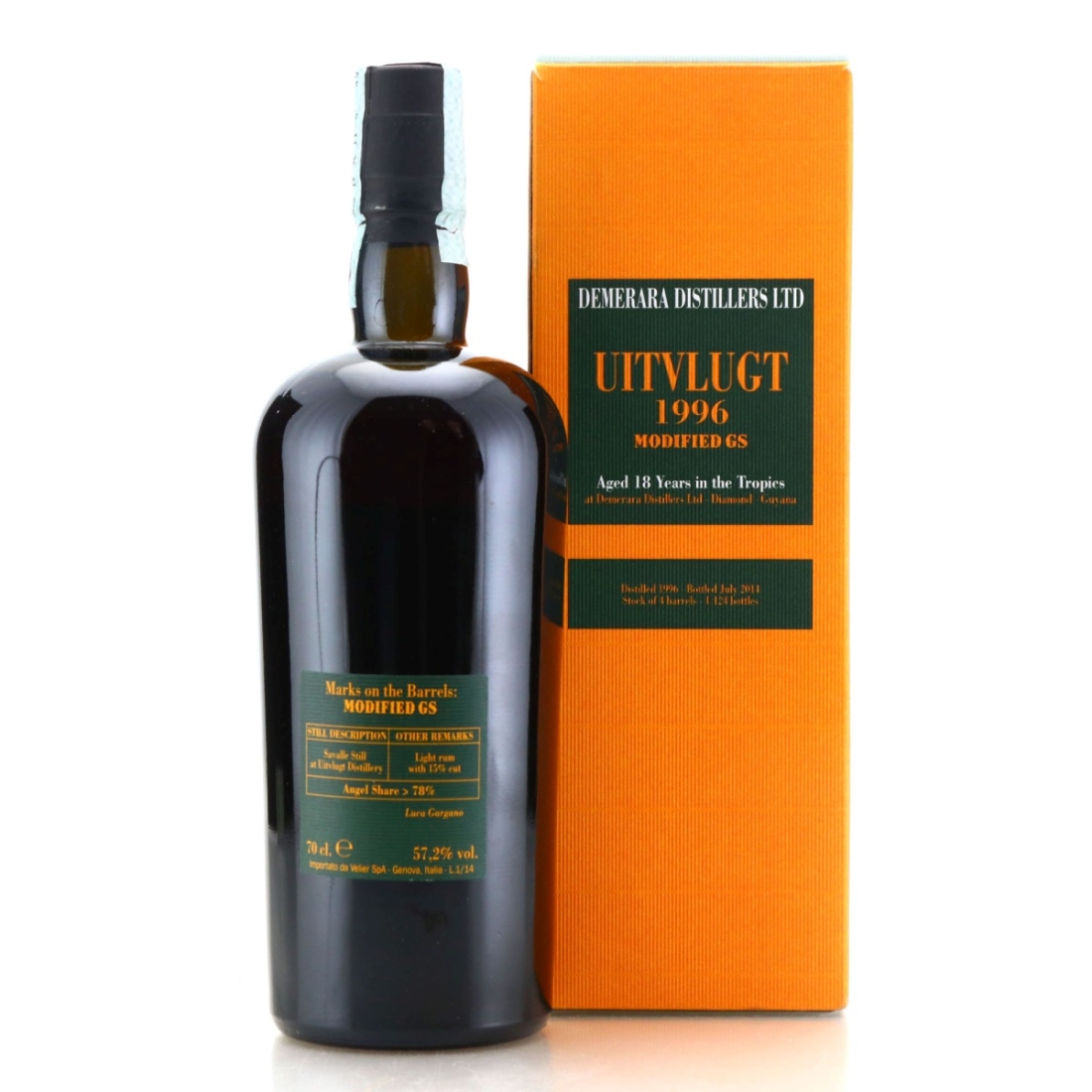 Image for Uitvlugt 1996 Velier 18 Year Old Modified GS