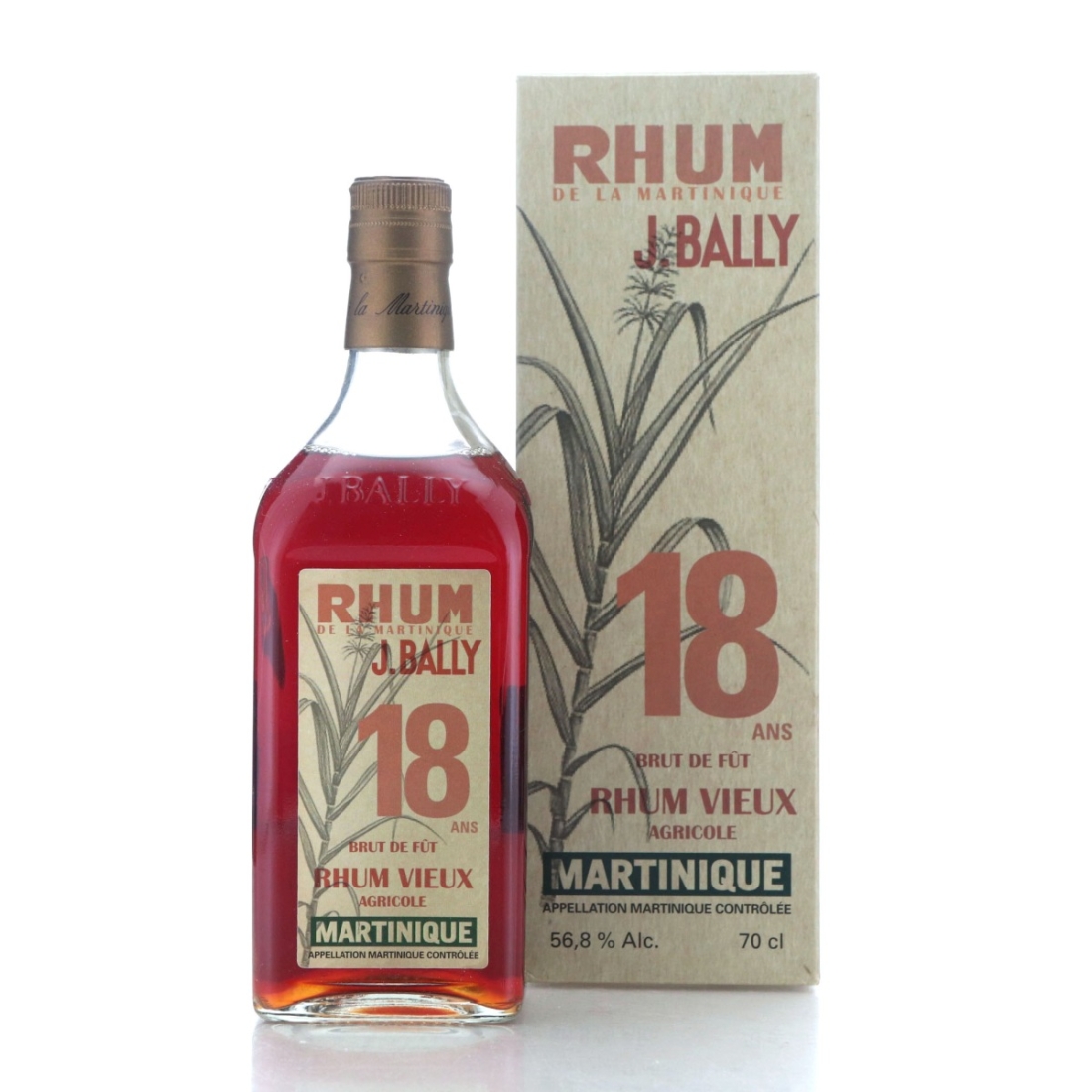 Image for J. Bally 2000 Single Cognac Cask 18 Year Old -