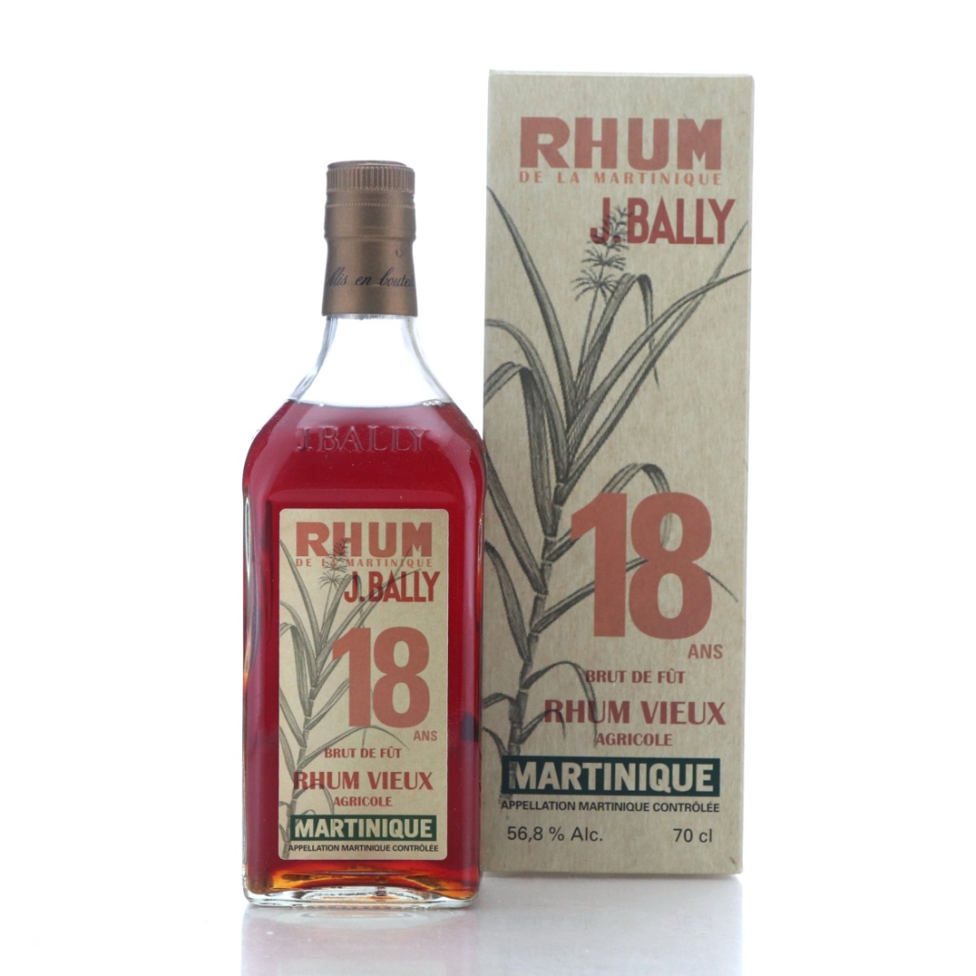 Image for J. Bally 2000 Single Cognac Cask 18 Year Old -