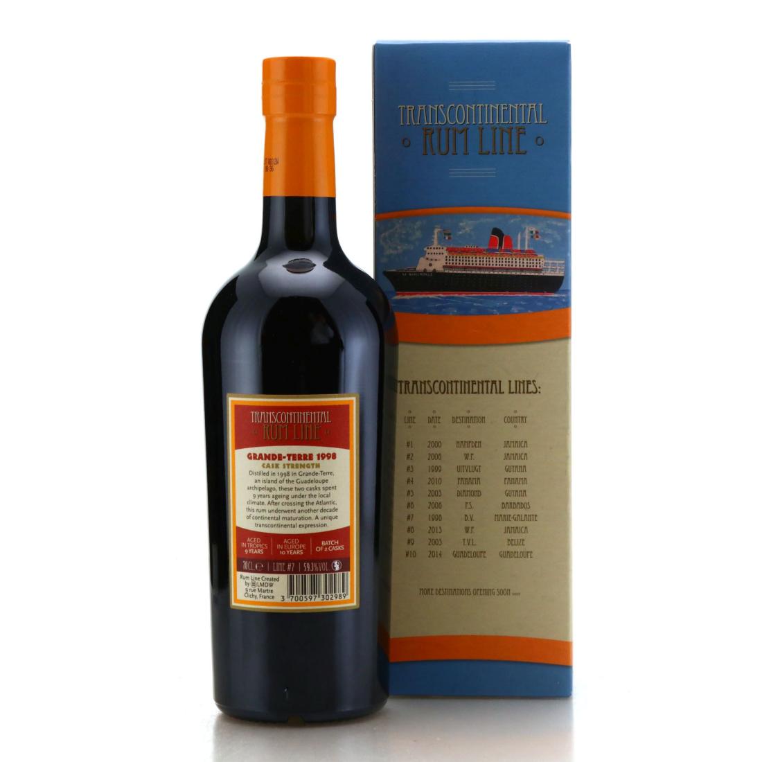 Image for Grande-Terre 1998 Transcontinental Rum Line #7 Cask Strength