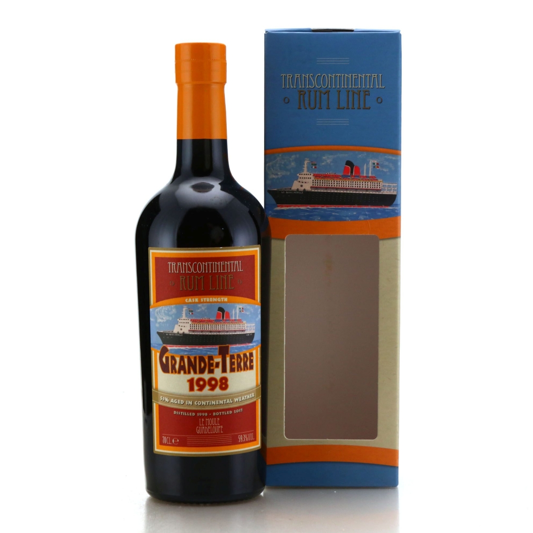 Image for Grande-Terre 1998 Transcontinental Rum Line #7 Cask Strength