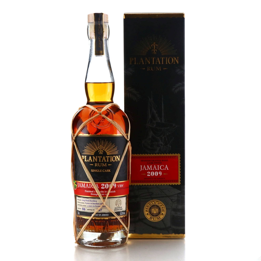 Long Pond VRW 2009 Plantation 12 Year Old Single Orange Wine Cask #8 / Milroys