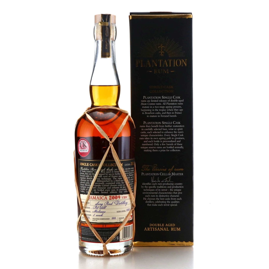 Image for Long Pond VRW 2009 Plantation 12 Year Old Single Cask #8 - Milroys