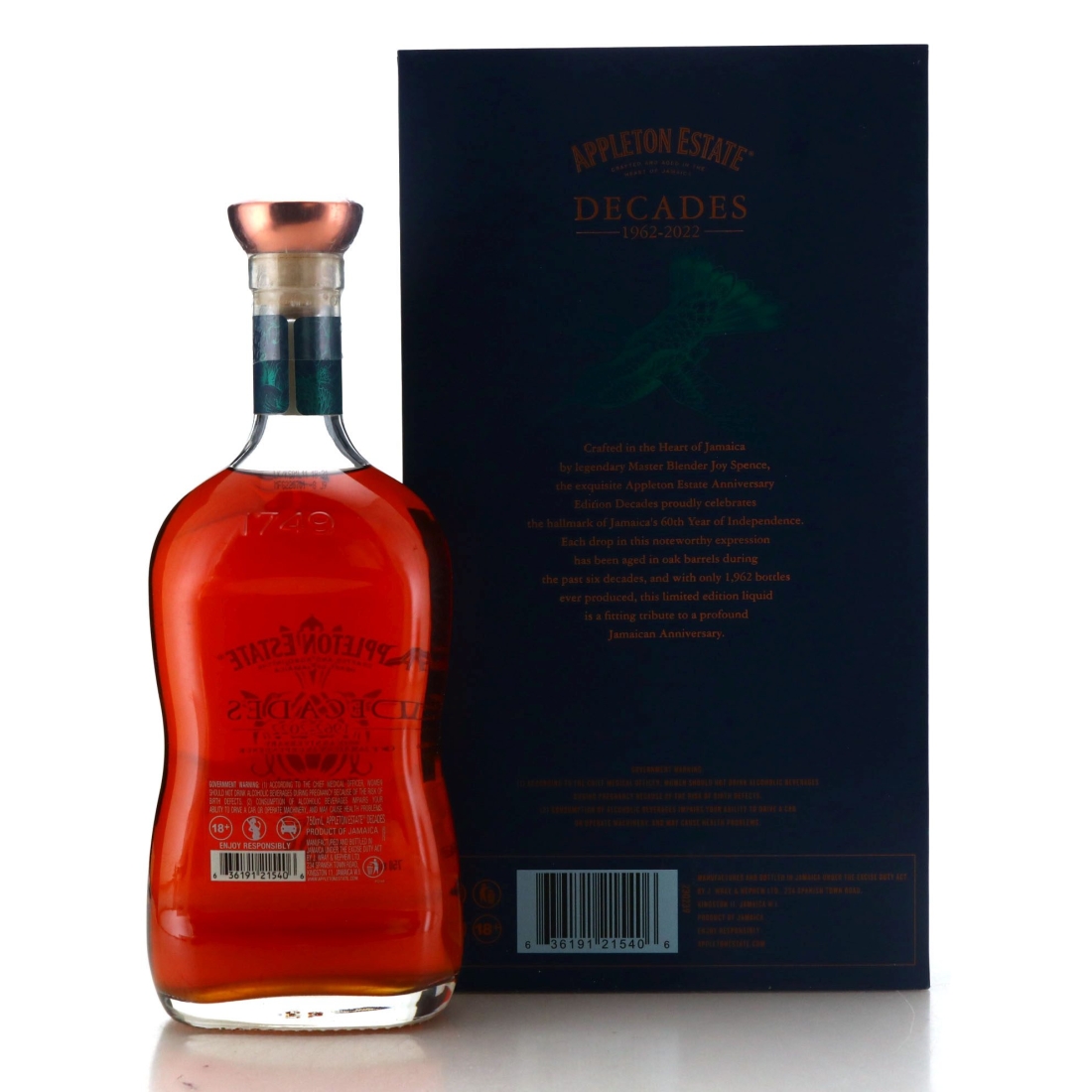 Image for Appleton Estate Decades 60th Anniversary Jamaican Independence 75cl / US Import